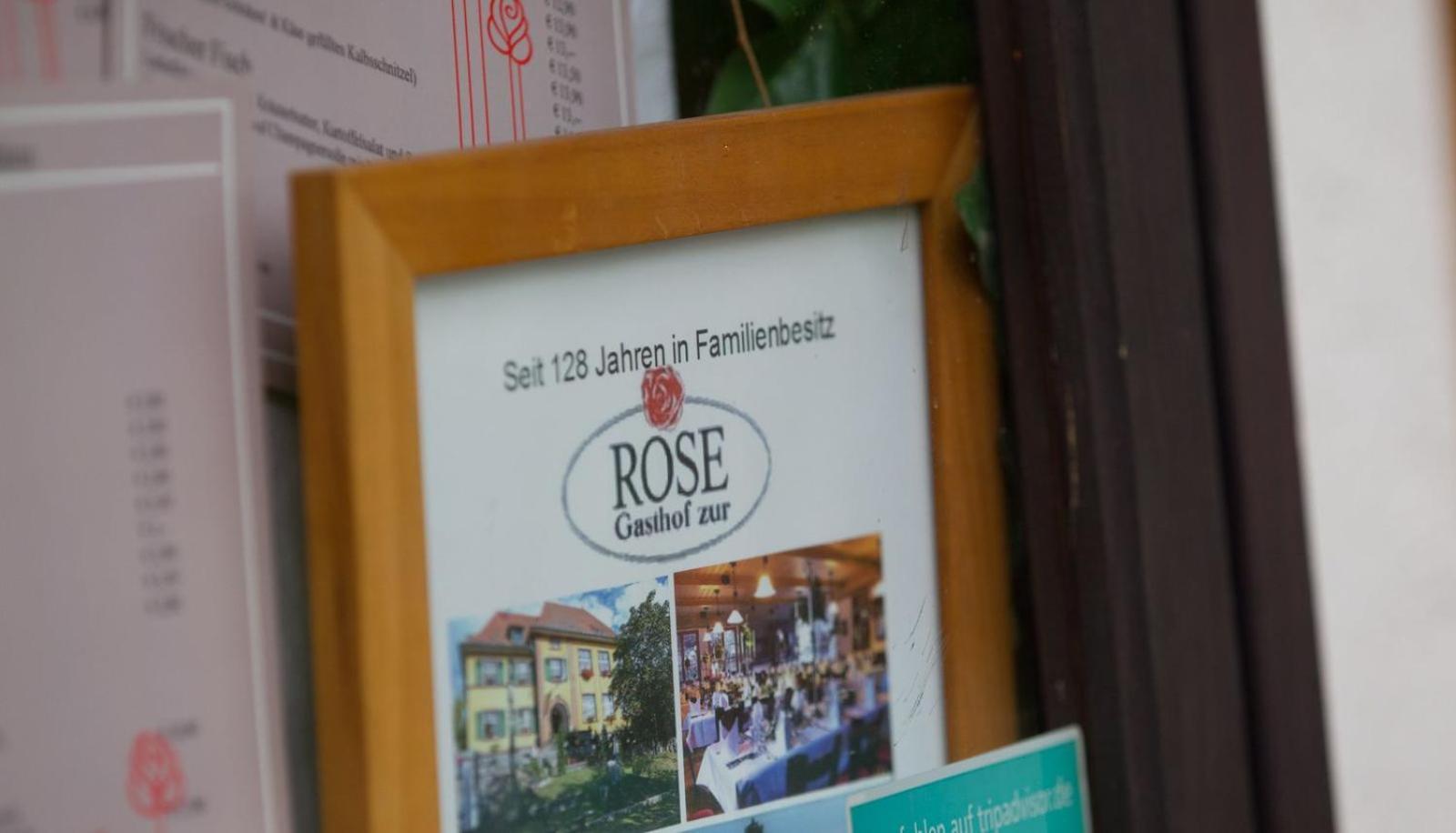 Gasthof Zur Rose Вайнхайм Экстерьер фото